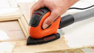 Ponceuse de détail Mouse filaire BEW230BCA-QS Black+Decker