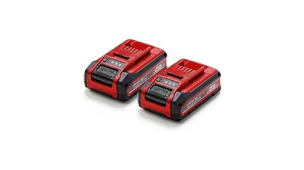 Pack de 2 batteries 18V-4 Ah Power X-Change Plus Einhell