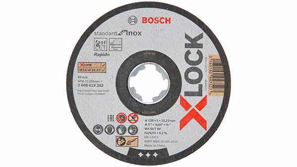 Disque à tronçonner X-LOCK Standard for Inox 2608619262 Bosch